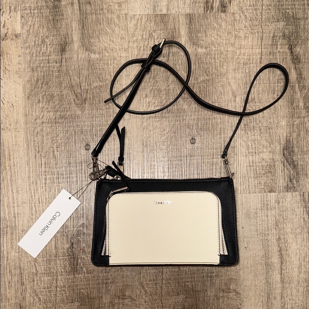 Calvin Klein Two-Tone Crossbody Bag